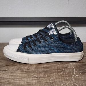 Converse Chuck Taylor II Women's Athletic Shoes Sneakers Size 8 Blue
